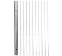 GAROZATION Spiedini Barbecue in Acciaio Inossidabile Antiscivolo e Sicuri per Grigliate Esterne Accessori Riutilizzabili per Kebab e Carne al Fuoco