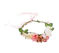 GAROZATION Splendida Ghirlanda Per La Sposa Per Feste Di Matrimonio Realizzata in Materiale Per Un Uso Duraturo Che Valorizza Immediatamente Il Tuo Look