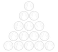 GAROZATION Staffa di Sospensione a Buco della Serratura, 50 Pezzi, Ganci Rotondi Trasparenti in Plastica, per Appendere Specchi e Decorazioni da Parete in Ufficio e Soggiorno