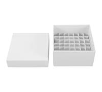 GAROZATION Supporto Criogenico per Provette da Centrifuga Coperchio a Ribalta, Scatola di Stoccaggio da 5 Ml per Congelatore, per Ricerca Scientifica e Laboratori