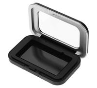 GAROZATION Supporto Magnetico Porta Aghi Cucito in Latta Rettangolare, Organizer Multifunzionale per Punto Croce, Custodia Nera Satinata per Conservazione Aghi e Spilli Artigianali