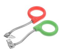 GAROZATION Taglia-Anelli per Alberi da Giardino in Acciaio Inossidabile e Plastica, 2 Pezzi per Marcatura Gemme e Scortecciatura in Orto e Frutteto