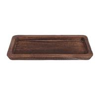 GAROZATION Vassoio Rettangolare in Legno Rustico Vassoio Decorativo per Caffè e Portacandele Uso Multiuso per Casa e Cucina
