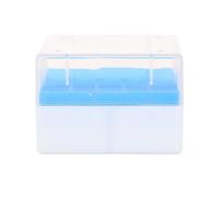 GAROZATION Vial Rack Congelamento 20 Compartimenti Plastica 2 Pezzi per Tubetti da Centrifuga Laboratori Bordi Lisci Colore Casuale