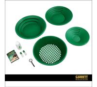 GARRETT KIT DELUXE SETACCI CERCA ORO BATEA GOLD PAN KIT METAL DETECTOR