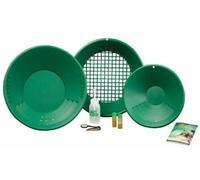 Garrett Kit Gold Pan Ricerca Oro Batea Setaccio Batee Bottiglia - 1651310