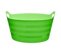 Garronda Cesto Multiuso in Plastica Flessibile 15 L per Casa Bagno Giardino e Giochi Bambini con Manici Ergonomici Organizzazione e Trasporto Verde GD-0181