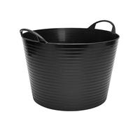 Garronda Cesto Multiuso in Plastica Flessibile 26 L per Casa Bagno Giardino e Giochi Bambini con Manici Ergonomici Organizzazione e Trasporto Nero GD-0181