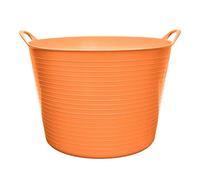 Garronda Cesto Multiuso in Plastica Flessibile 42 L per Casa Bagno Giardino e Giochi Bambini con Manici Ergonomici Organizzazione e Trasporto Arancione GD-0181
