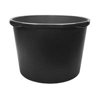 Garronda Mastello in Plastica Grande 90 L Rotondo - vasca per malta robusta in plastica riciclata, contenitore da muratore per cantiere, giardino e casa GD-0170