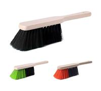 Garronda Scopa corta in legno con setole sintetiche, spazzola maneggevole per casa e giardino, ideale per polvere ed piccoli residui, compatibile con scopa e paletta GD-0009 (Nero)