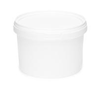 Garronda Secchio con Coperchio 0,5 L 5 Pezzi Bianco GD-0071