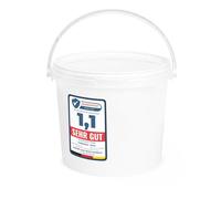Garronda Secchio con Coperchio 10 L 10 Pezzi Bianco GD-0071