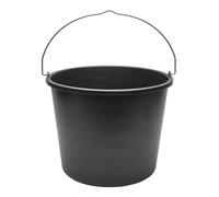 Garronda Secchio da Cantiere 2 Pezzi 16 L - robusto secchio plastica per malta in plastica riciclata con manico in metallo, mastello stabile da muratore per cantiere, giardino GD-0168