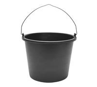 Garronda Secchio da Cantiere 2 Pezzi 5 L - robusto secchio plastica per malta in plastica riciclata con manico in metallo, mastello stabile da muratore per cantiere, giardino GD-0168