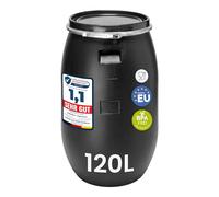 Garronda Serbatoio Acqua HDPE per Alimenti 120L Nero GD-0078