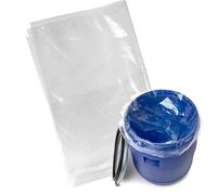 Garronda set da 20 pezzi sacchi da 80 litri, 60 x 110 cm in PE trasparente per botti e secchi, per prodotti alimentari, fermentazione, marinatura e conservazione, spessore 80 micron GD-0180