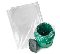 Garronda set da 50 pezzi sacchi da 60 litri, 60 x 80 cm in PE trasparente per botti e secchi, per prodotti alimentari, fermentazione, marinatura e conservazione, spessore 80 micron GD-0180
