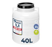 Garronda Tanica Acqua HDPE per Alimenti 40L Bianco GD-0078
