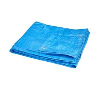Garronda Telo Impermeabile Esterno, Telone Occhiellato Impermeabile in PP laminato PE per Giardino, Campeggio, Piscina, Copriauto, Barche, Legna GD-0162 (3x5 m, Blu 60 g/m²)