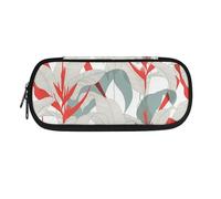 Garronmavis Astuccio portamatite blu con freccia Boho per ragazze e adolescenti, di grande capacità, con bandiera americana, resistente, Uccelli estetici del paradiso, Zaino per la scuola