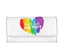 Garronmavis Portafogli con teschio rosa vortice per donne ragazza fiore libellula PU pochette fiore libellula durevole borsa lunga, Turchese Marmi pittura moderna, Casual