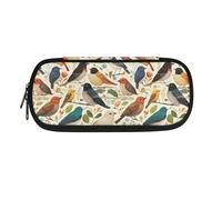 Garronmavis Simpatico astuccio Capybara per cancelleria, arte astratta con cerniera, astuccio per penne per scuola e ufficio, materiale scolastico tie-dye, Carino Mini Sparrow, Zaino per la scuola