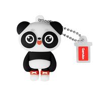 GARRULAX Chiavetta USB da 64 GB, impermeabile, in silicone, USB2.0, ad alta velocità, chiavette di memoria, penna e datario, pendrive U Disk (Panda)