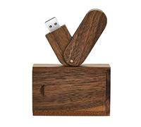 Garrulax Pendrive, USB Chiavette 8GB / 16GB / 32GB Premium in legno massiccio ad alta velocità ad alta velocità unità di memoria flash Penna disk pendrive con scatola