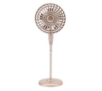 Garsent 1:12 Ventilatore da Pavimento in Miniatura per Casa delle Bambole Giocattolo con Supporto Realistico retrò Fai-da-te per la Decorazione Domestica, Mini Oggetti di Scena da Collezione in Lega