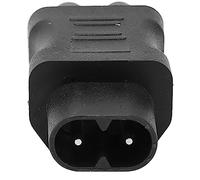 Garsent Adattatore da 5 Pezzi IEC320 C8 A IEC320 C5, 10 A 250 V, 2,5 A 250 V, 2500 W, per Computer, PDU, PC
