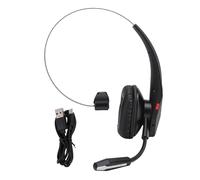 Garsent Auricolare Bluetooth per Camionisti, Cuffie Bluetooth V5.3 con Microfono a Cancellazione di Rumore, Cuffie Wireless Monoorecchio per Camionisti da Lavoro Call Center Domestico