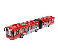 Garsent Autobus Giocattolo Elettronico Educativo con Luce Fredda e Musica, Modello di Traffico Inerziale per Bambini, età Adatta: sotto i 14 Anni