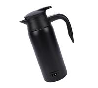 Garsent Bollitore Elettrico per Auto, Bollitore da Viaggio, Scaldabagno per Auto in Acciaio Inossidabile 304, Caldaia Portatile per Acqua Calda da 800 Ml con Display Digitale per