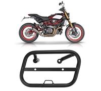 Garsent Borsa Laterale per Bagagliaio per Moto per Indian FTR1200, Supporto Laterale con Staffa, Borsa Laterale per Moto per Indian FTR1200 dal 2019 al 2023, FTR Rally, Staffa di (A