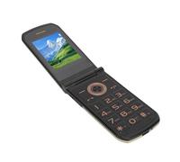 Garsent Cellulare Flip con Schermo Interno da 2,4 Pollici, Telefono Cellulare 2G con Display Esterno da 1,44 Pollici, Display Multilingue 'orologio della Batteria del Telefono (GOLD)