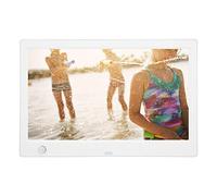 Garsent Cornice per Foto Digitale, Cornice Elettronica da 10 Pollici, Schermo per per Foto Digitale a Induzione del Corpo Umano HD 1024x600, Supporto di più Lingue, (Spina europea)