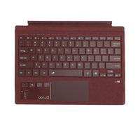 Garsent Cover con Tasti per Sur Face Pro 7 Plus/Pro 7 / Pro 6 / Pro 5 / Pro 4 / Pro 3, Tastiera Tablet Wireless Ultra Sottile da 12,3 Pollici con Touchpad Multiplo Bluetooch, (rosso)