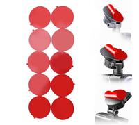 Garsent Cuscinetti Adesivi Biadesivi per Supporto per Dash Cam, 10 Pezzi di Nastro Adesivo Rotondo da 2,36 Pollici, Resistente Al Calore, per Supporti per Fotocamera GPS su Cruscotto