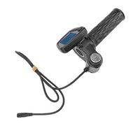 Garsent Display Integrato dell'Acceleratore Acceleratore a Rotazione da 48 V con Schermo LCD Sostitutivo per Tuttio Soleil 01 Kugoo Wish 01 Dirt Bike Elettrica, Tachimetro Impugnatura Acceleratore