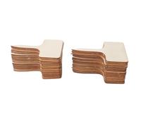 Garsent Etichette Identificative per Piante in Legno per Piante Grasse, Fiori, Giardinaggio, Confezione da 50 Etichette per Scrivibili Spesse 2 Mm, Legno di Pioppo, Pennarelli da Giardino per in (50
