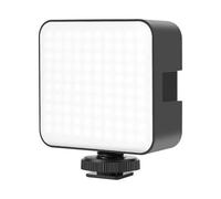 Garsent Luce Video della Fotocamera LED, Illuminazione per Videoconferenza, BI Colore da 2900 a 6500K, CRI85+, Luce Telefonica Portatile Ricaricabile, Luce di Riempimento Selfie per