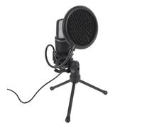 Garsent Microfono USB da Gioco per PC, Microfono a Condensatore Cablato, Indicatore RGB, Supporto per Treppiede, Riduzione del Rumore, Plug and Play per la Registrazione in Streaming di