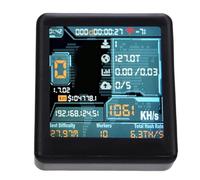 Garsent Minatore della Lotteria Bitcoin ESP32-D0 TFT, Orologio da Tavolo per Piccola TV Intelligente da 1,54 Pollici, velocità di Hash 1060 KH/s, Potenziamento del 2000%, WiFi/BLE, PC