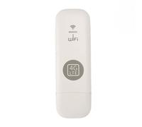 Garsent Modem WiFi USB 4G LTE, Hotspot Wi-Fi Portatile, 150Mbps, Fino a 10 Utenti, Dongle SIM WiFi, con Slot SIM, per Europa, Asia (Bianco)