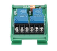 Garsent Modulo relè, modulo relè 2 canali 30A 5V con Supporto di Isolamento fotoaccoppiatore Trigger di Livello Alto/Basso.