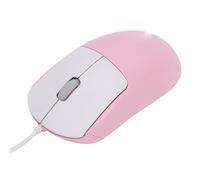 Garsent Mouse USB per Computer, Mouse Ottico Cablato, 1200 DPI, Plug and Play, Ergonomico per Laptop, Computer Desktop, Idea per L'ufficio e L'uso Domestico (PINK)