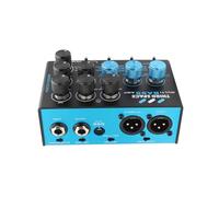 Garsent Preamplificatore a Pedale Multieffetto per Basso con EQ a 3 Bande Catena di Segnali Paralleli Simulatore di Cabinet Interruttore per Altoparlanti Doppi Loop FX per la Registrazione Dal Vivo