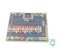 Garsent Puzzle del Labirinto Dell'alfabeto Giocattolo Educativo per L'apprendimento Che Favorisce la Coordinazione Occhio-Mano e la Corrispondenza delle Lettere per i più Piccoli, Giocattolo in