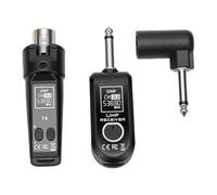 Garsent Ricevitore Trasmettitore Microfono Wireless UHF Anti Interferenza Convertitore da Cavo a Wireless per Strumenti Microfoni a Condensatore Dinamici Portata 30-50 M